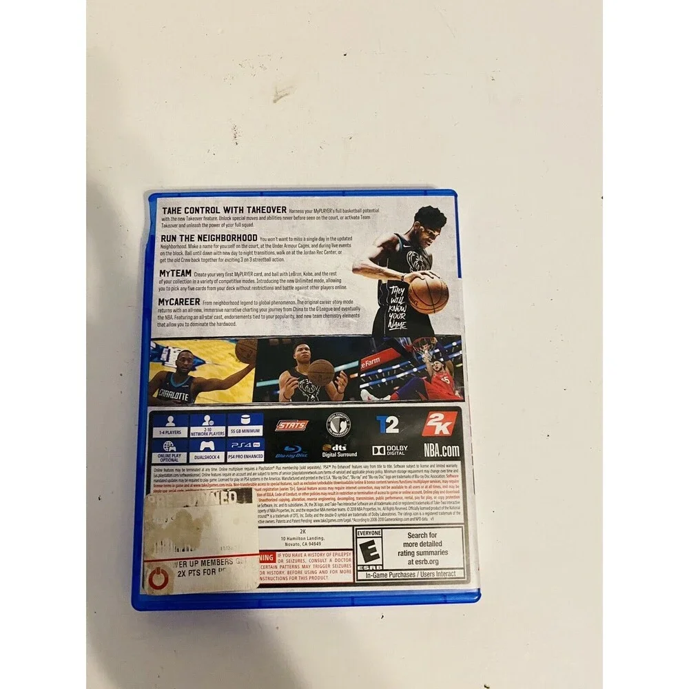 Sony nba 2k19